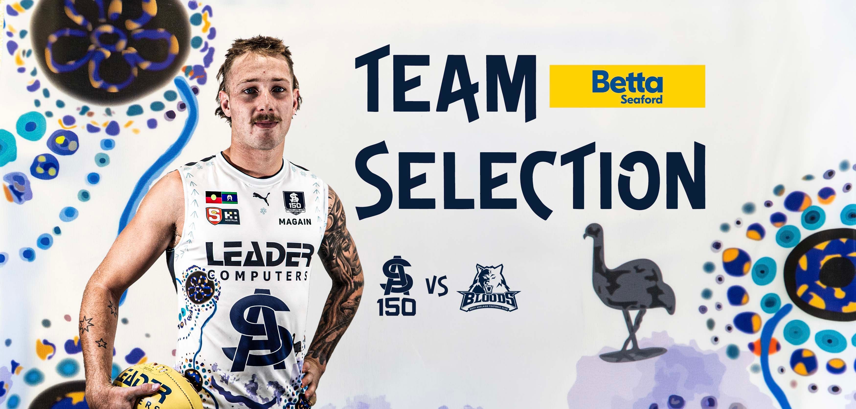 BETTA Team Selection: Round 7 SANFL v West Adelaide