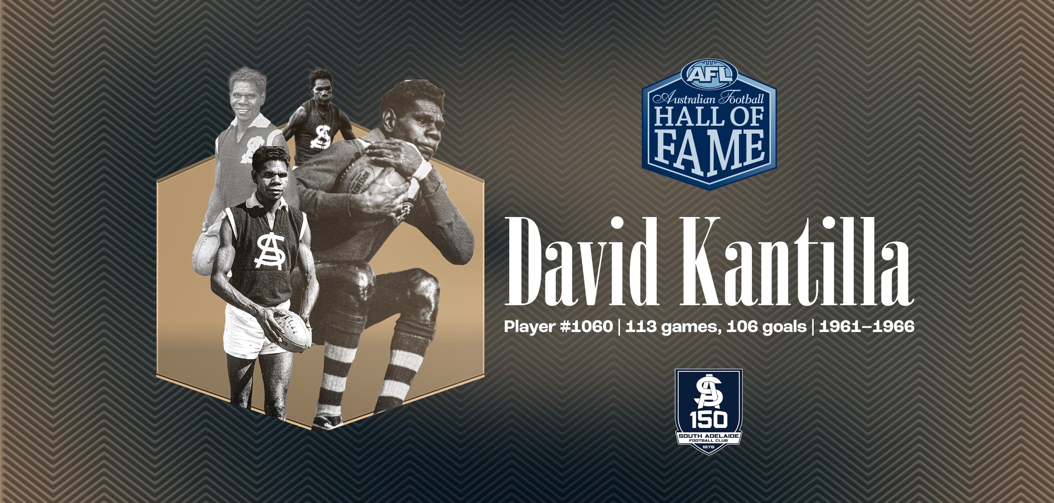 David Kantilla inducted to the Australian Football Hall of Fame