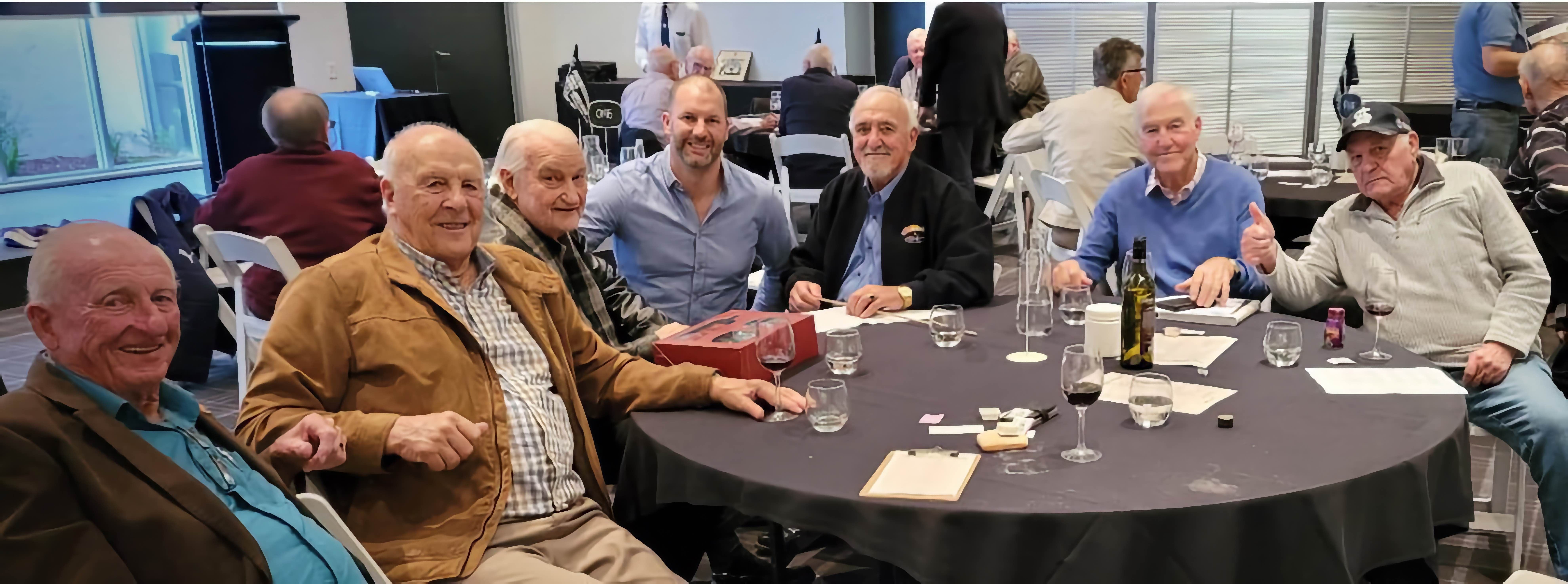 1964 Premiership Reunion. Malcolm Whitford, tba, tba, Peter Judd & tba PastPlayersandOfficials Image -6937c07c38766