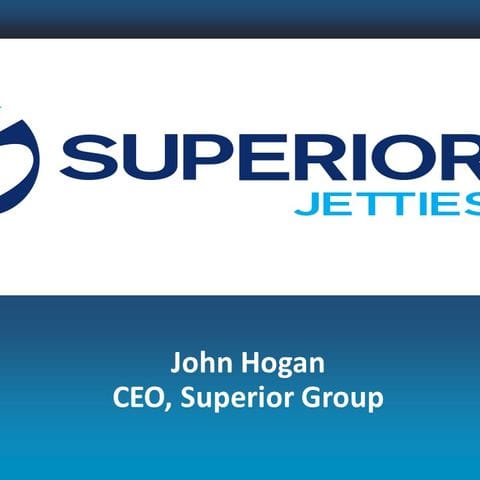 Superior Jetties' Presentation Slides from the Big Ideas Breakfast presented by John Hogan