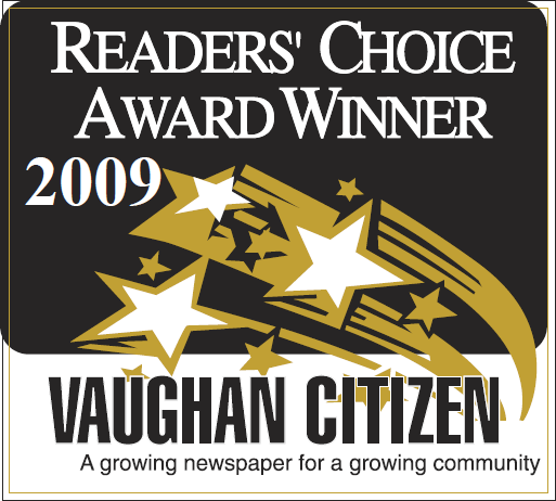 The Dance Zone readers choice award 2009 for best dance studio Vaughan.