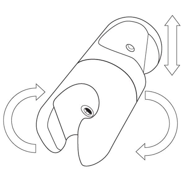 Grab Rail Adjustable Shower