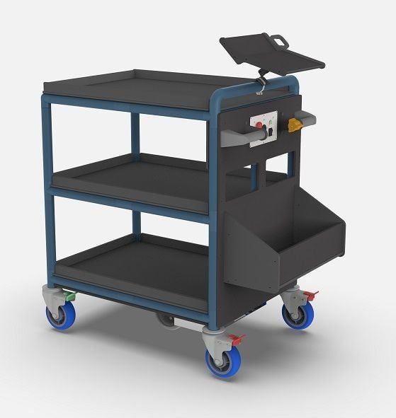 Motorized Shelf Equipment Trolley Motorized Shelf Equipment Trolley