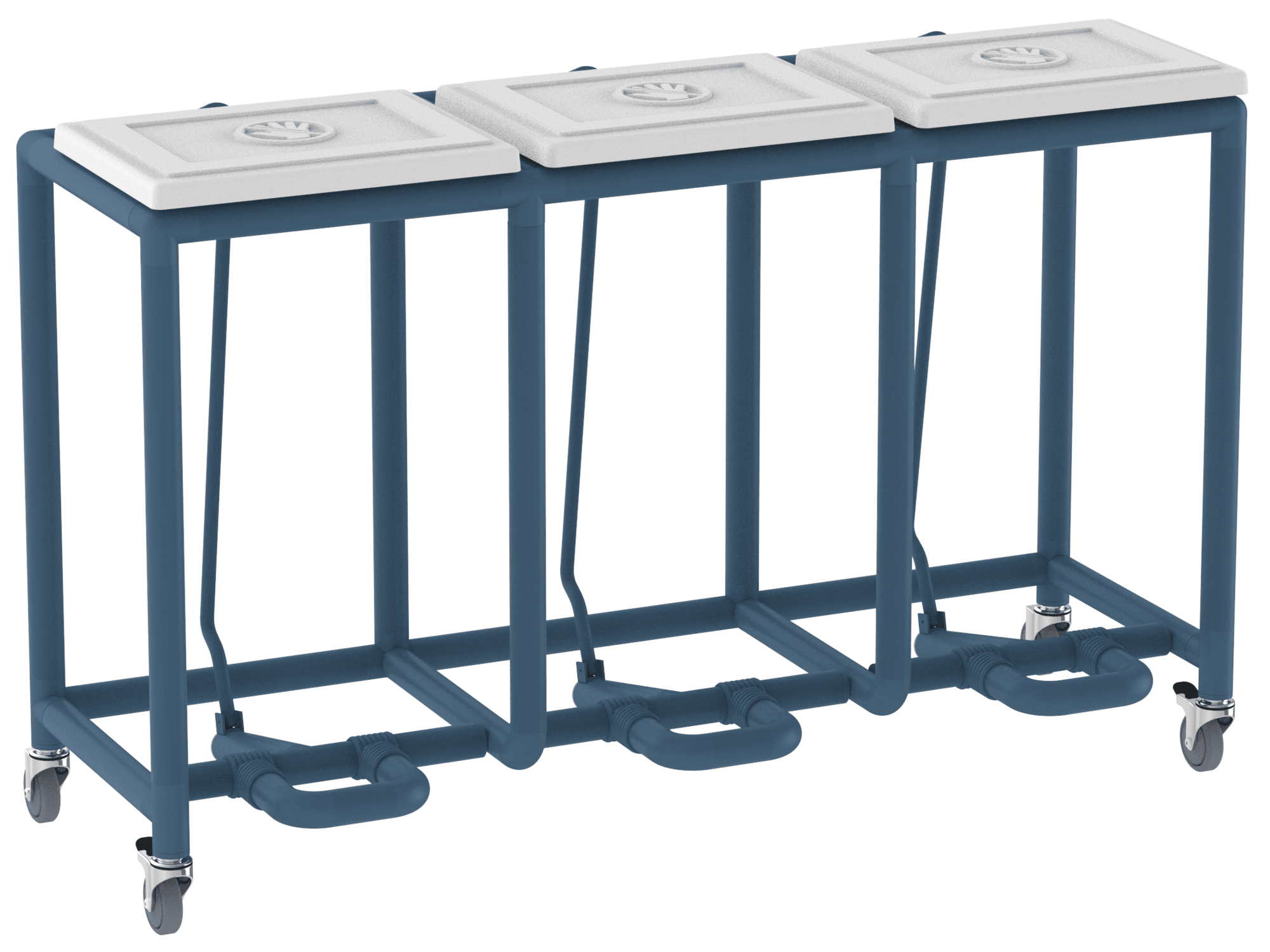 Foot Operated Linen Skip (Triple) Foot Operated Linen Skip (Triple)