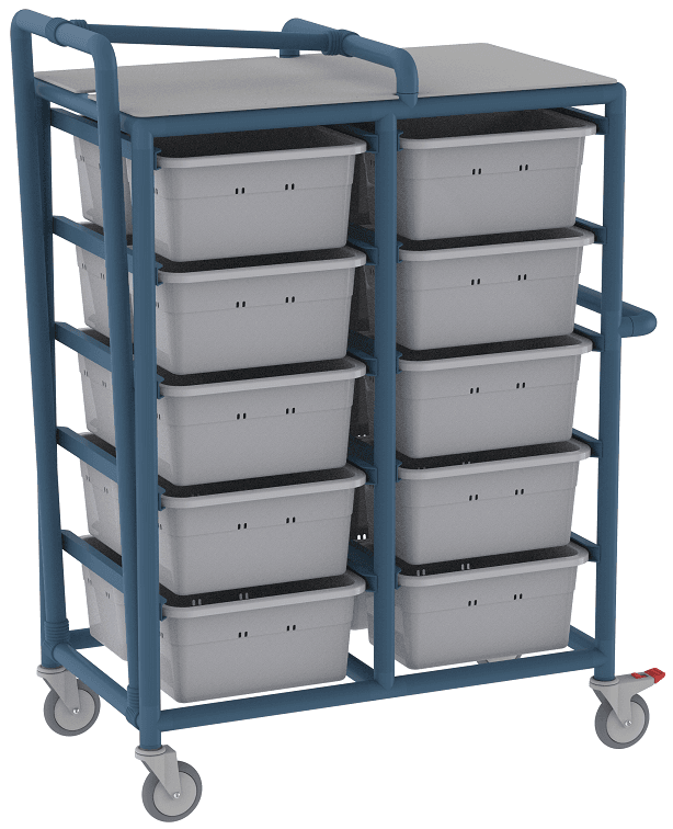 Laundry Valet Trolley (20 Tubs)