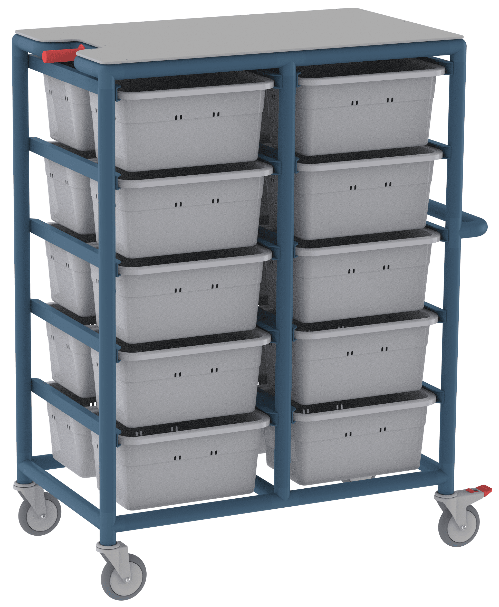 20 Tub Personal Linen Trolley