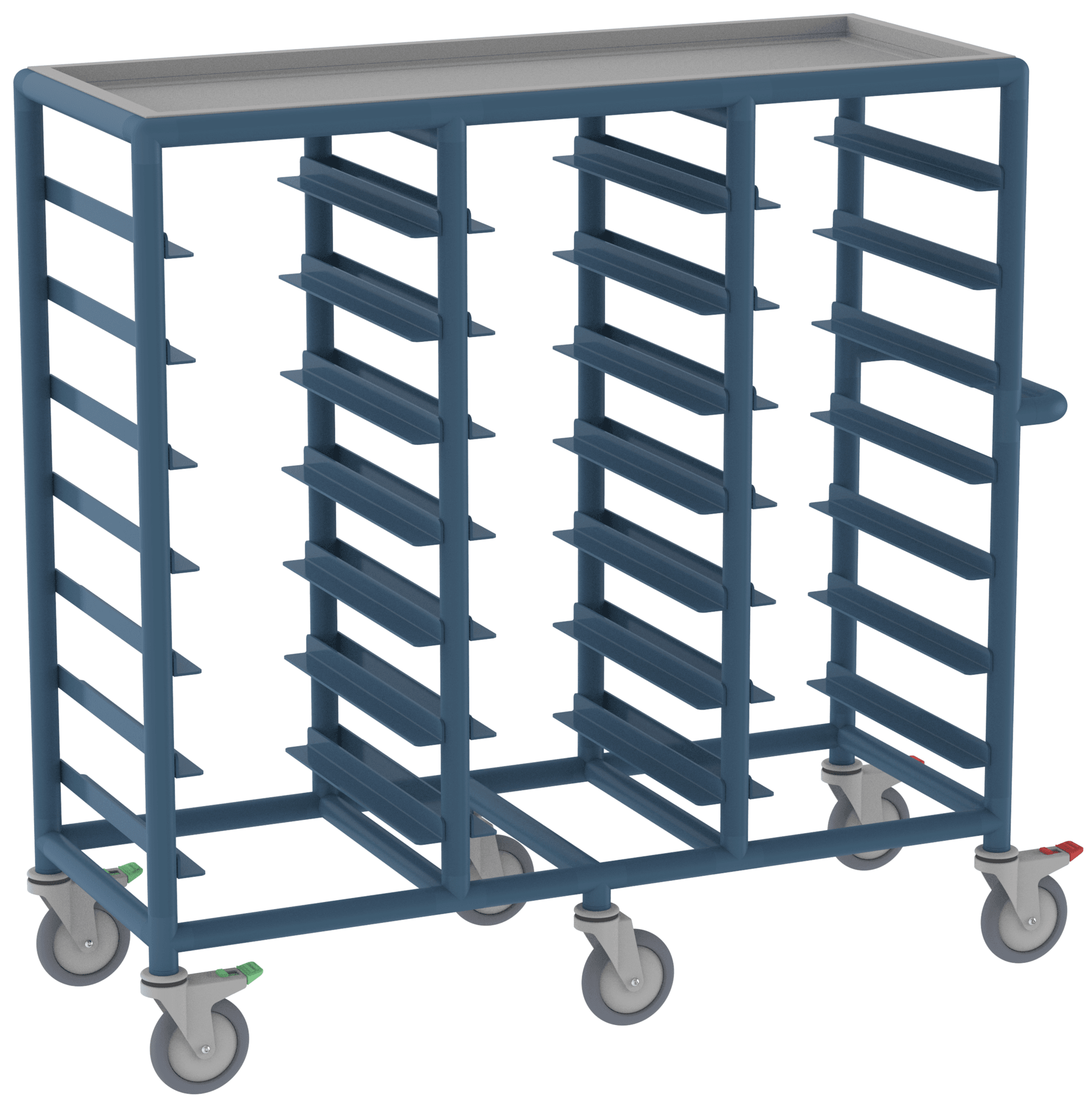 21 Tray Service Trolley with Recessed Top 21 Tray Service Trolley with Recessed Top