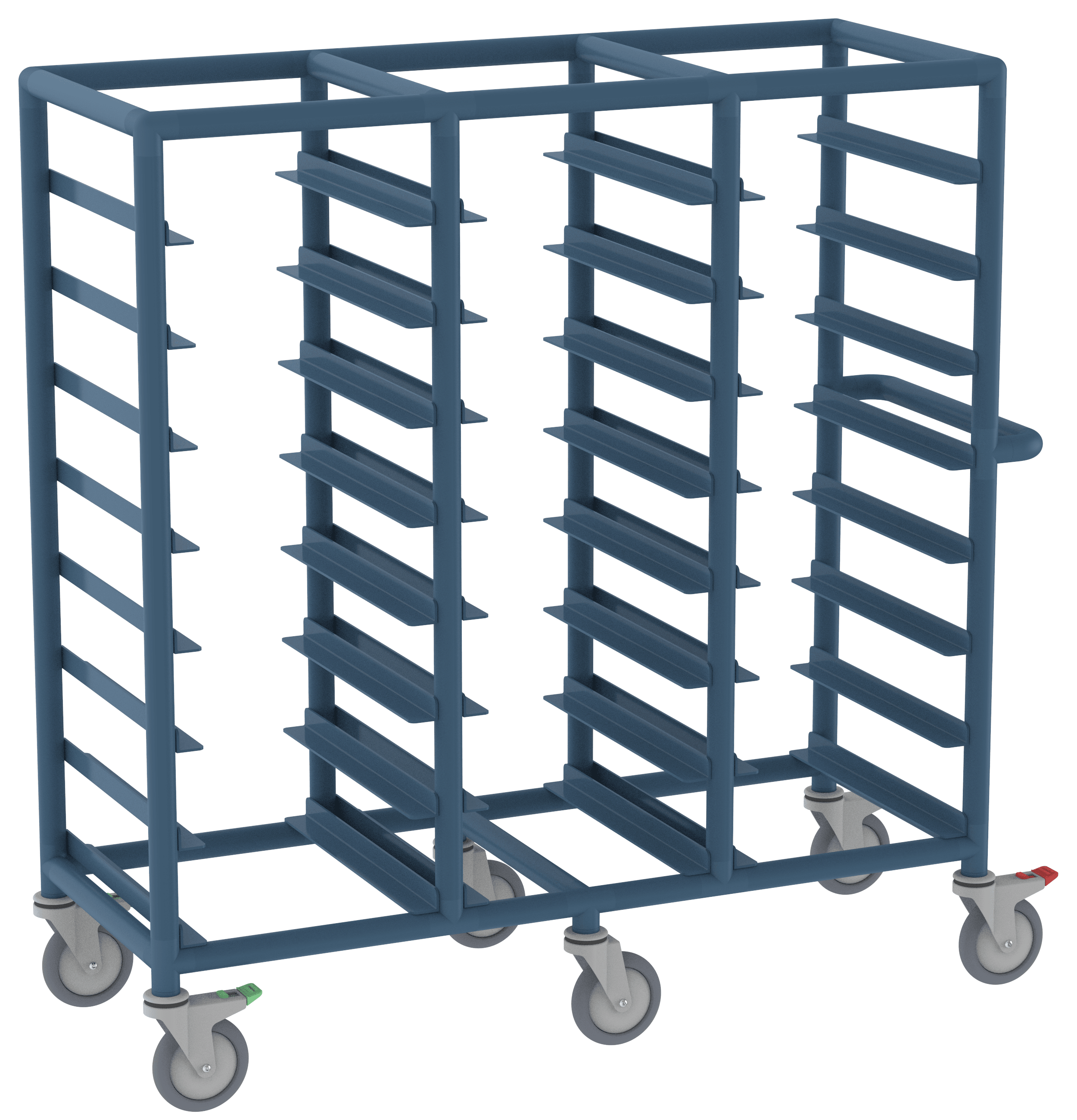 24 Tray Service Trolley with No Top