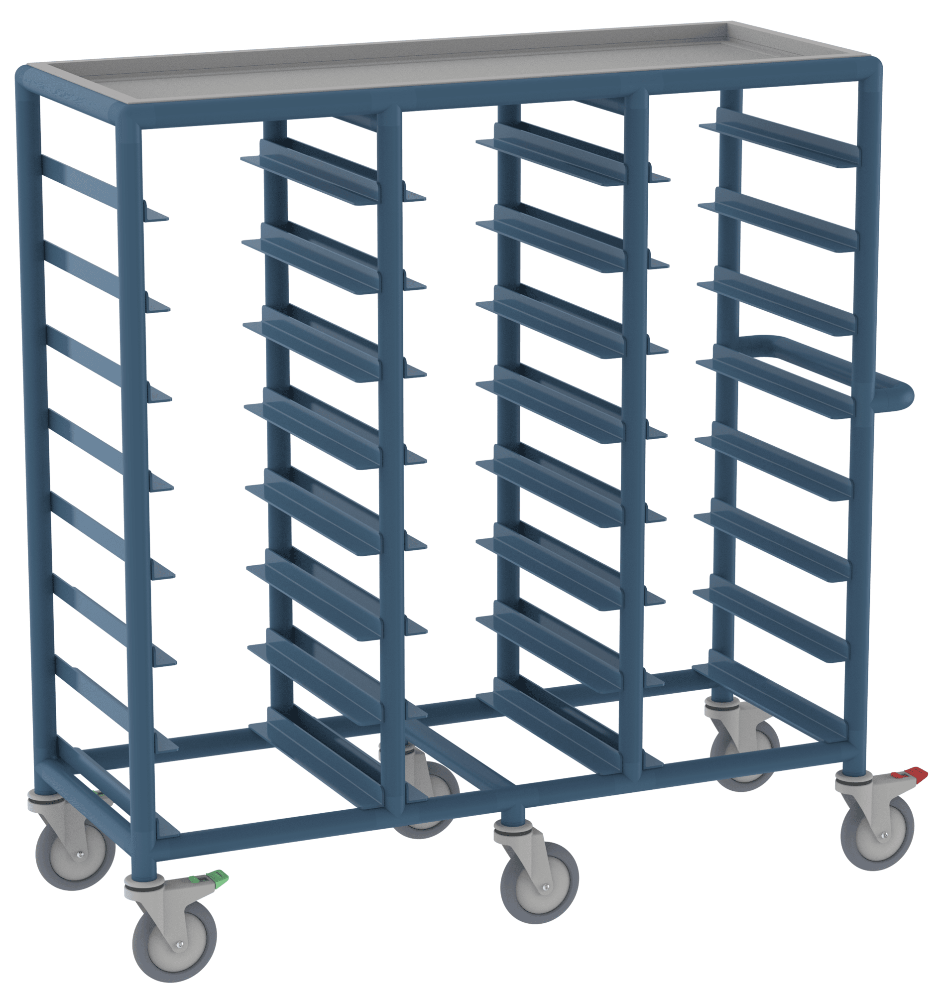 24 Tray Service Trolley with Recessed Top 24 Tray Service Trolley with Recessed Top