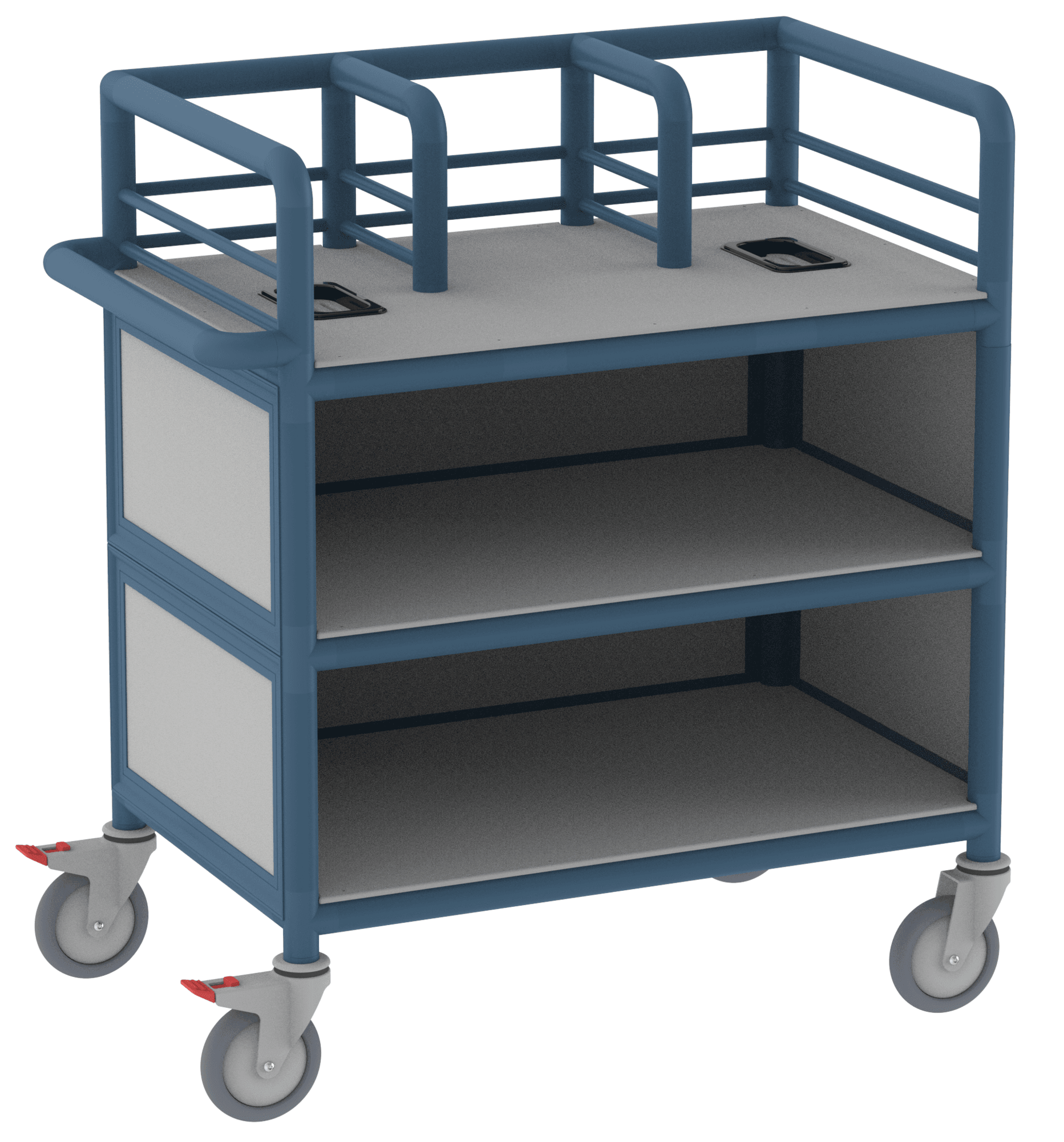 3 Shelf Enclosed Double Urn Trolley 3 Shelf Enclosed Double Urn Trolley