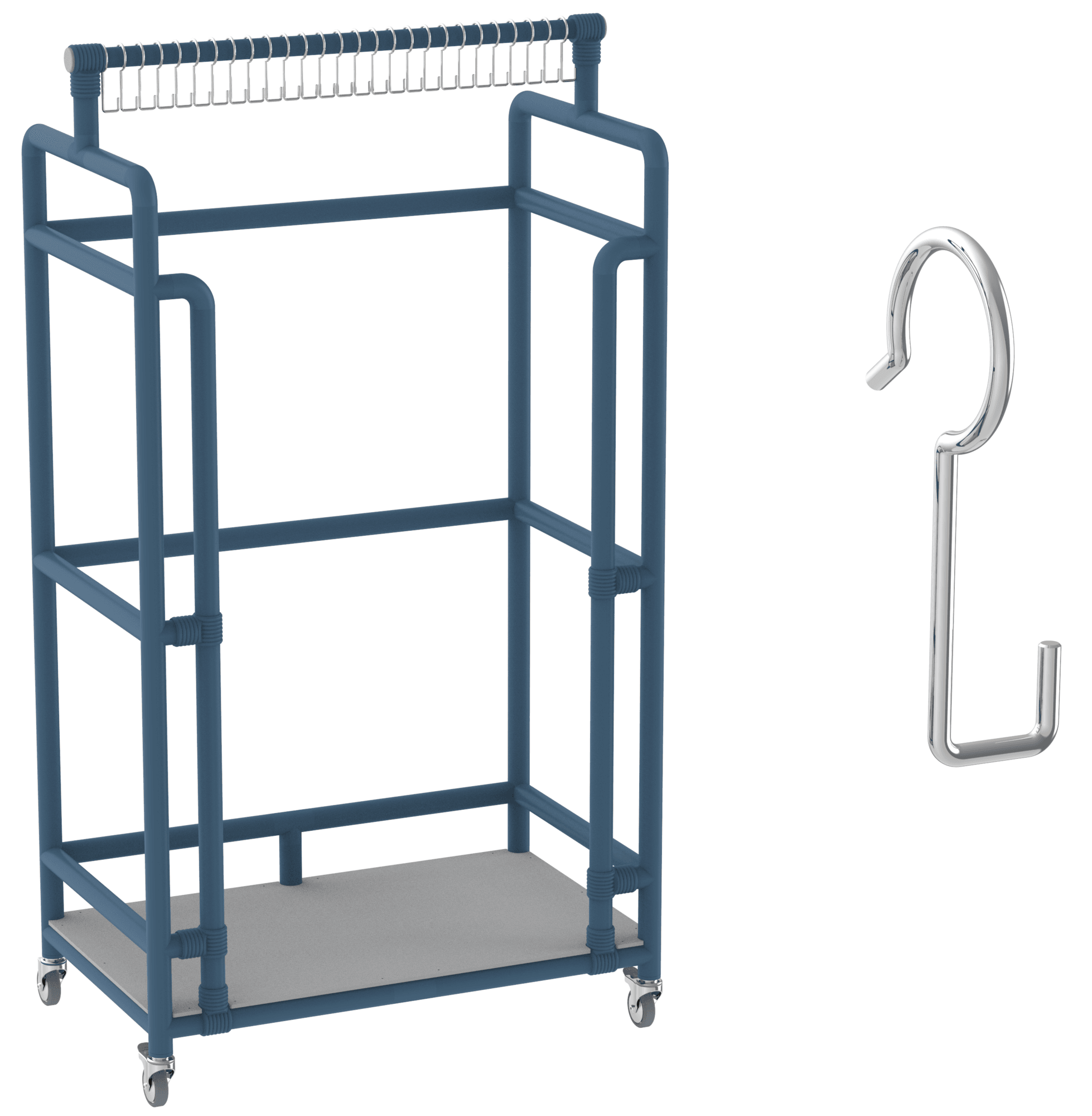 Patient Sling Storage Trolley