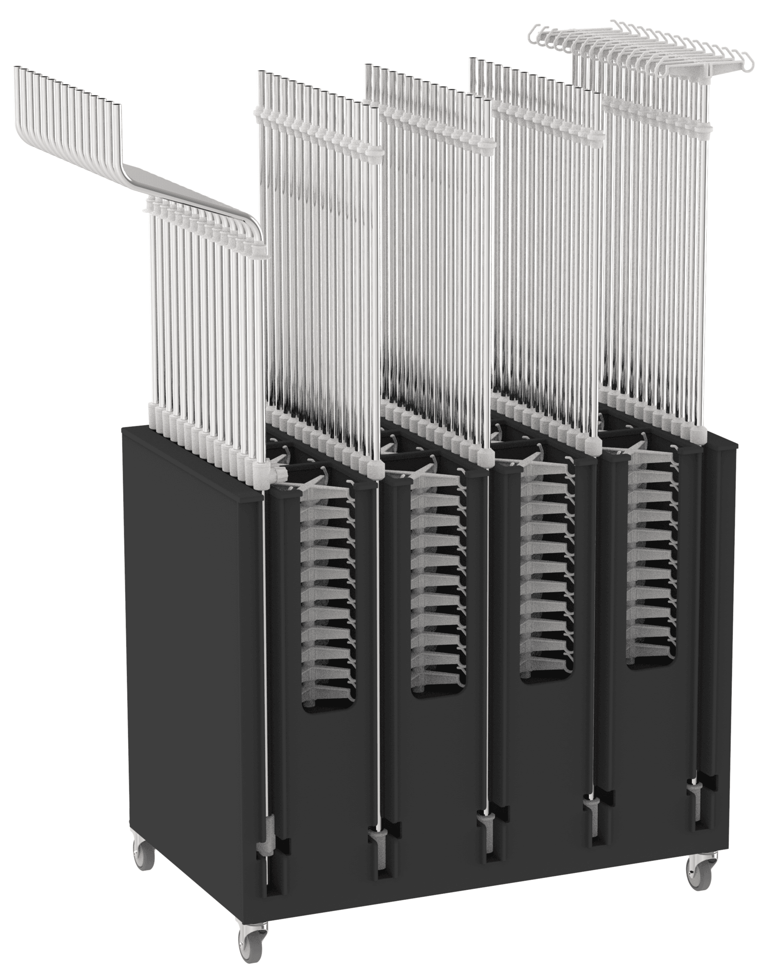 IV Pole Storage Trolley