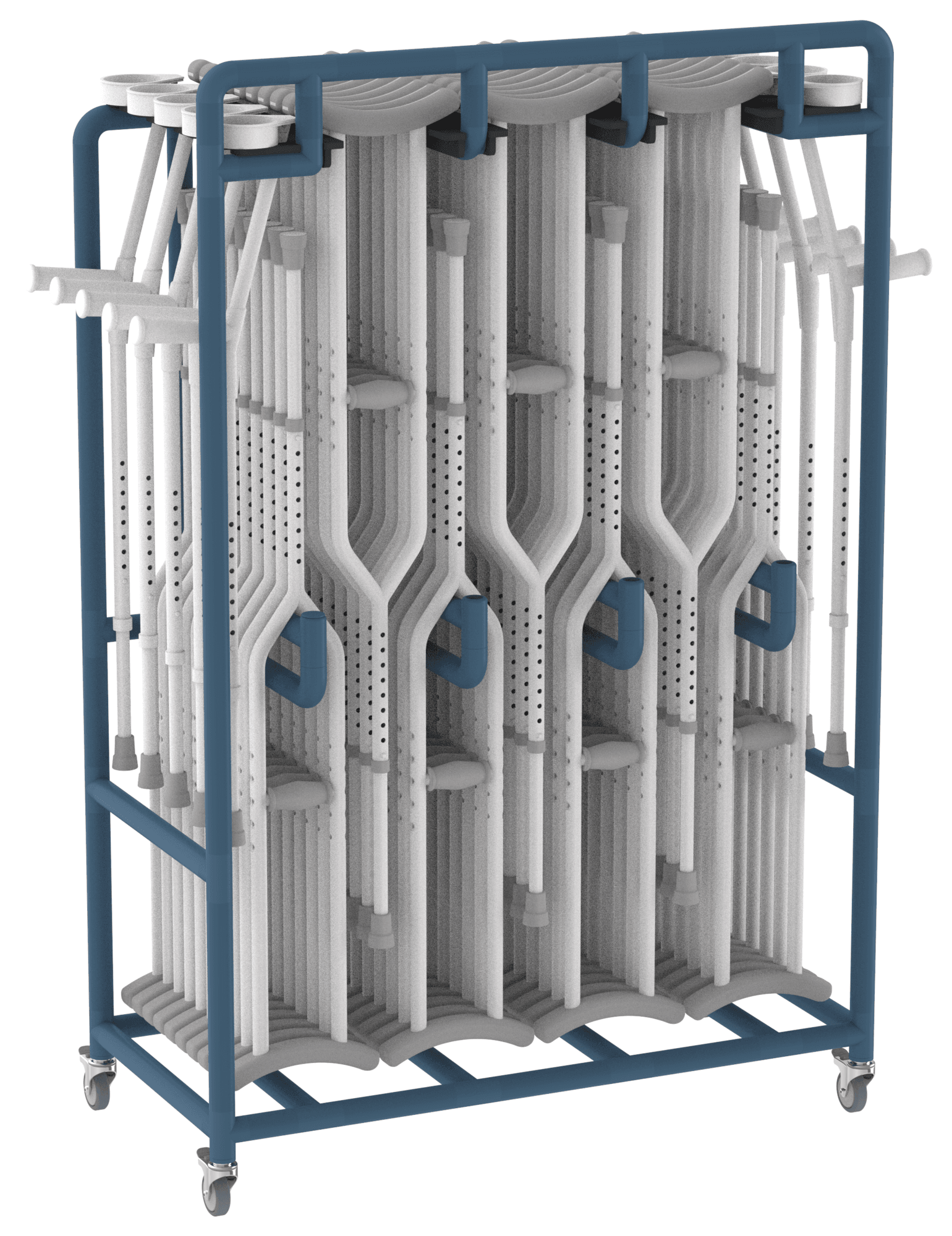 Crutches Storage Trolley