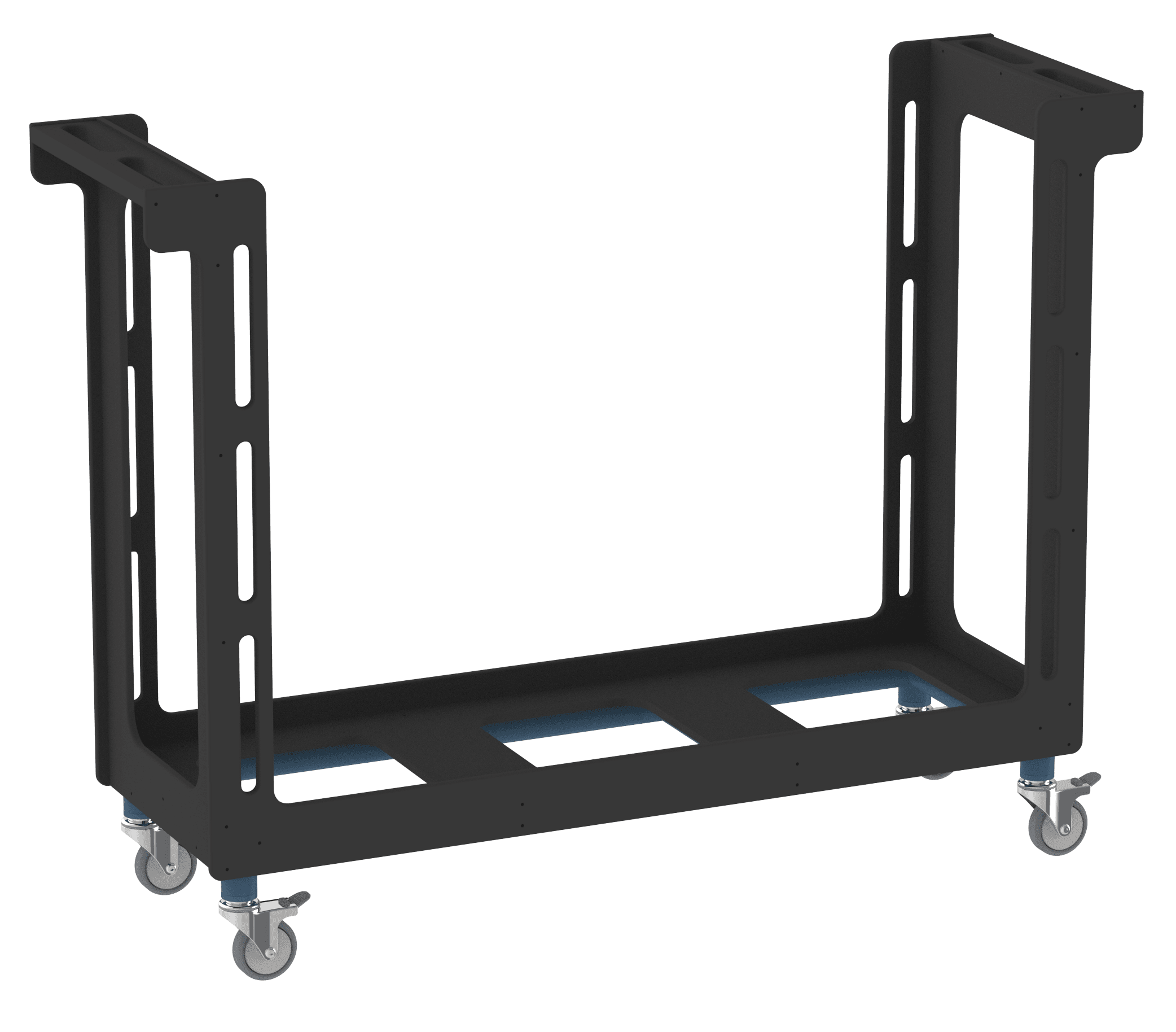 Triple Milk Crate Dolly with Handles
