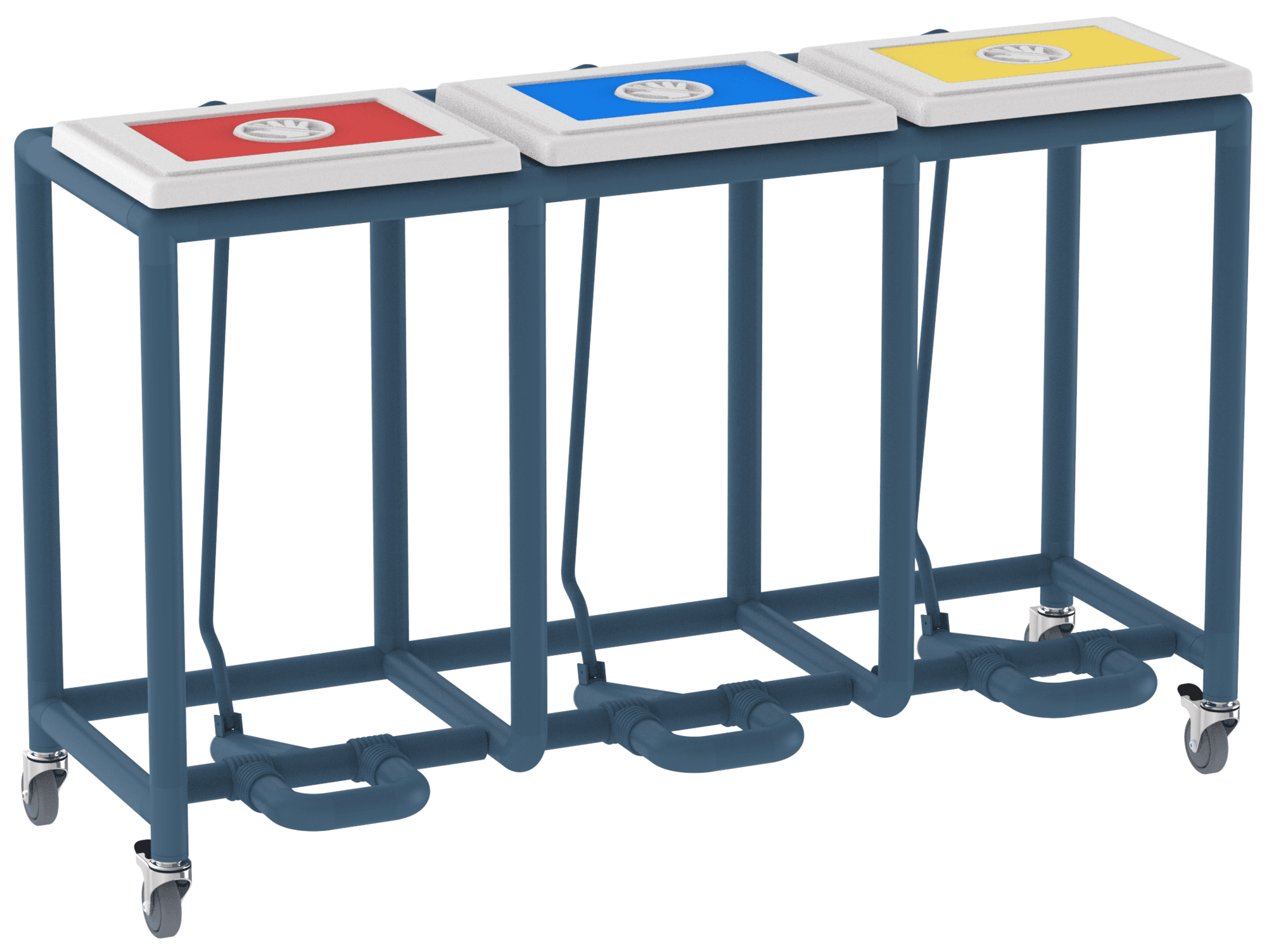 Foot Operated Linen Skip (Triple) Foot Operated Linen Skip (Triple)