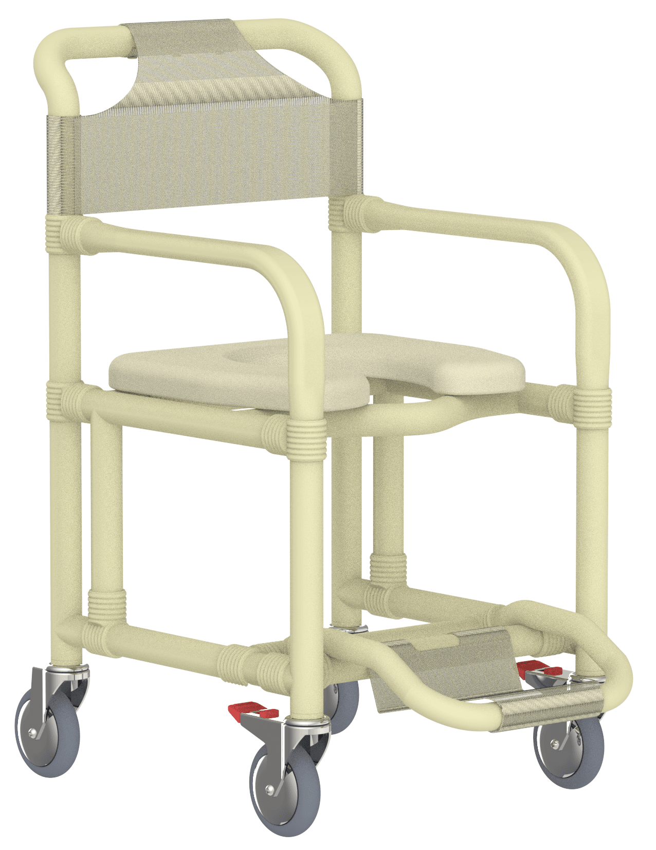 Standard mobile shower chair Standard mobile shower chair
