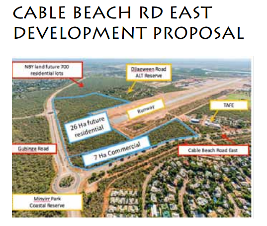 Cable Beach Rd East Development Proposal: Yawuru seeking expressions of interest