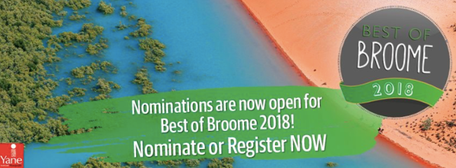 Registrations open for Best of Broome Awards
