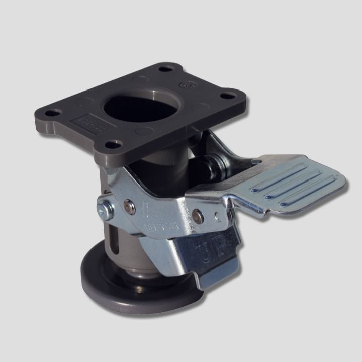 Friction Pad Floor Lock, grey, 909-100