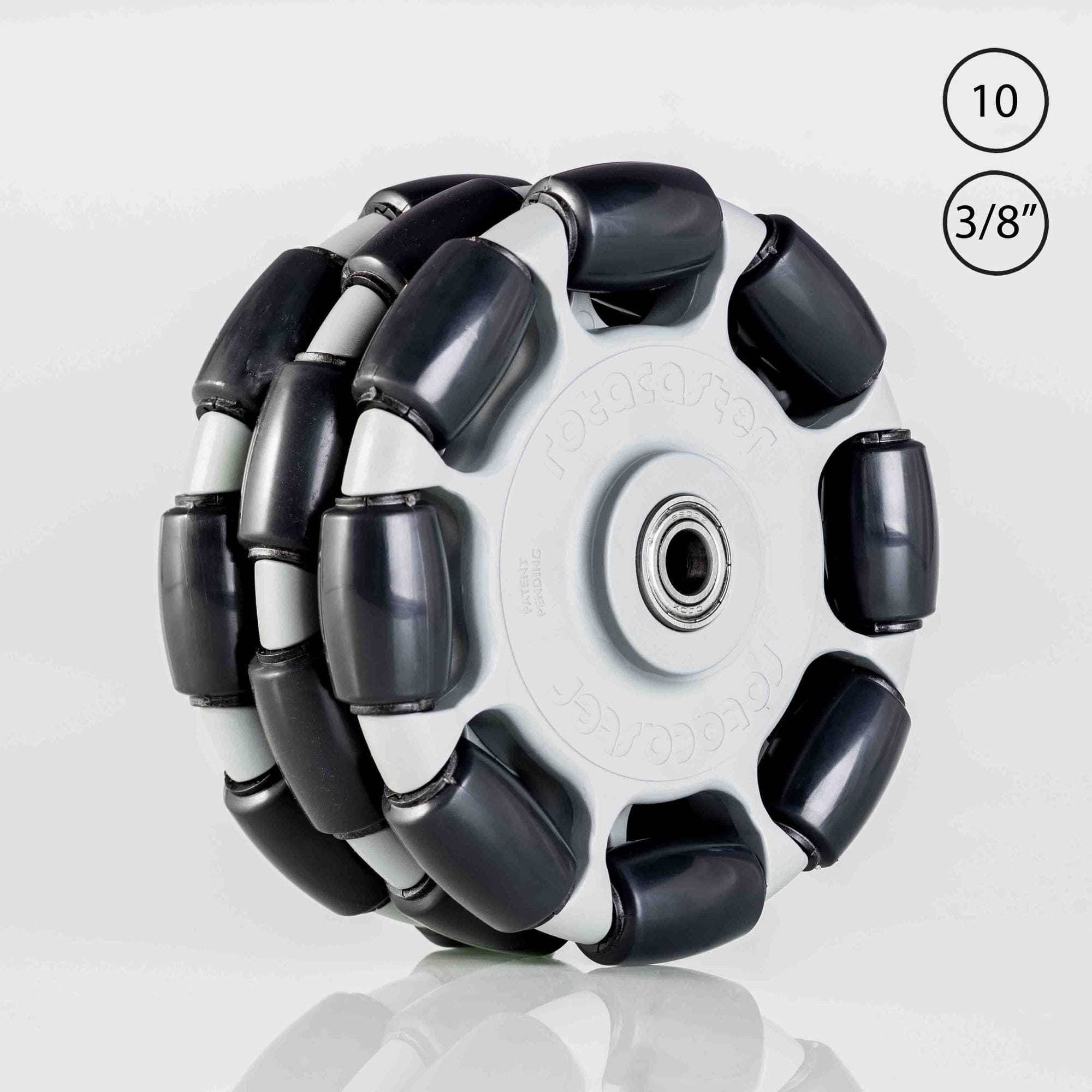 125mm Omni Wheel - Triple Polyurethane Roller / Shielded Bearing