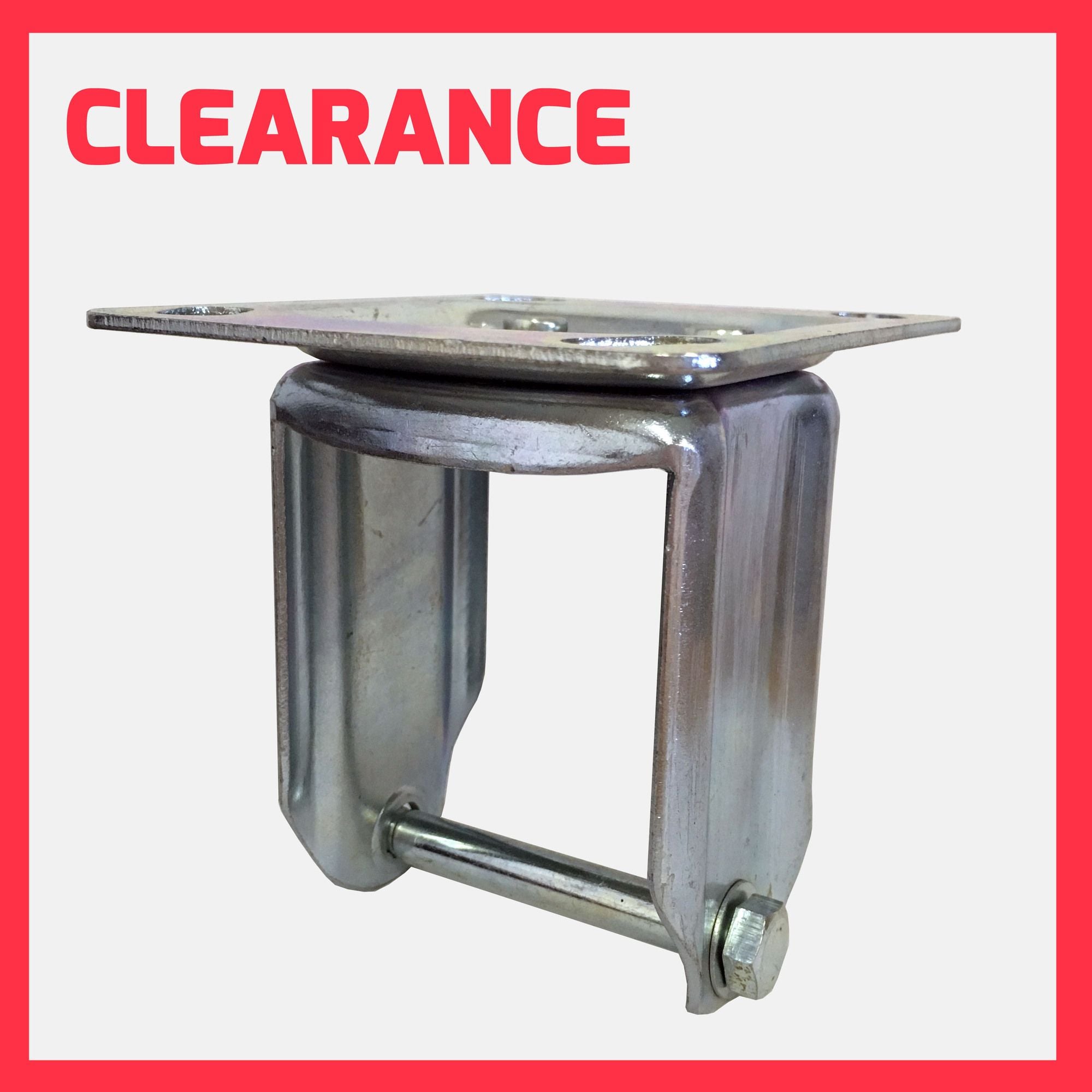 Mounting Fork, formed with top plate for R3 125mm Rotacaster