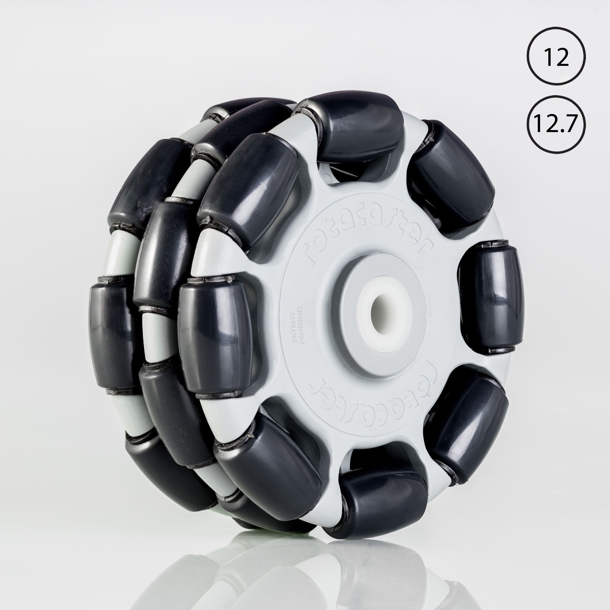 125mm Omni Wheel Triple Polyurethane Roller / Nylon Bushing
