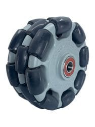 125mm Omni Wheel - Triple Polyurethane Roller / Sealed Bearing