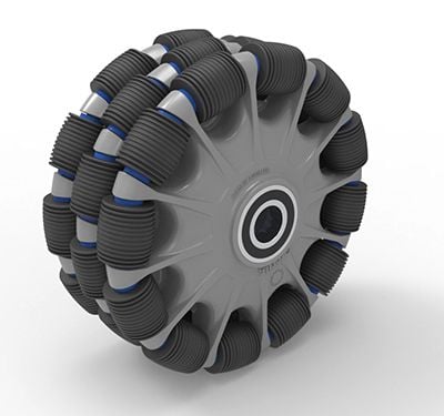 180mm Triple Omni Wheel with Bearings