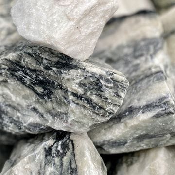 Decorative B&W Marble Rocks (Large)