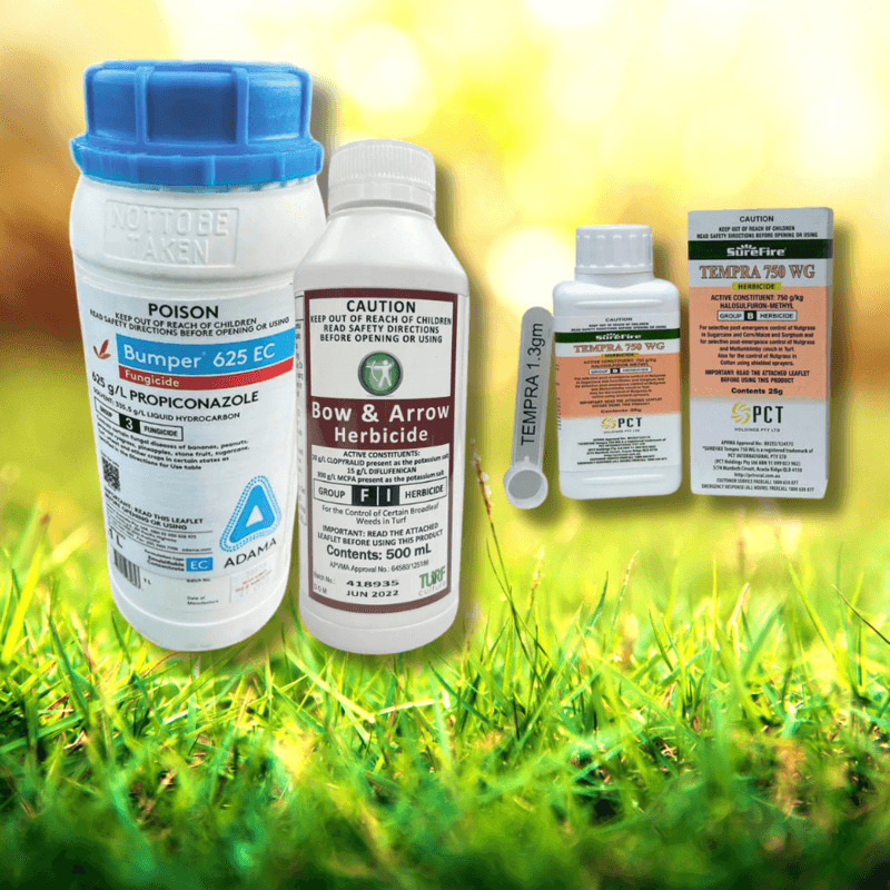 Lawn Treatment Pack – Bumper, Bow & Arrow, Tempra