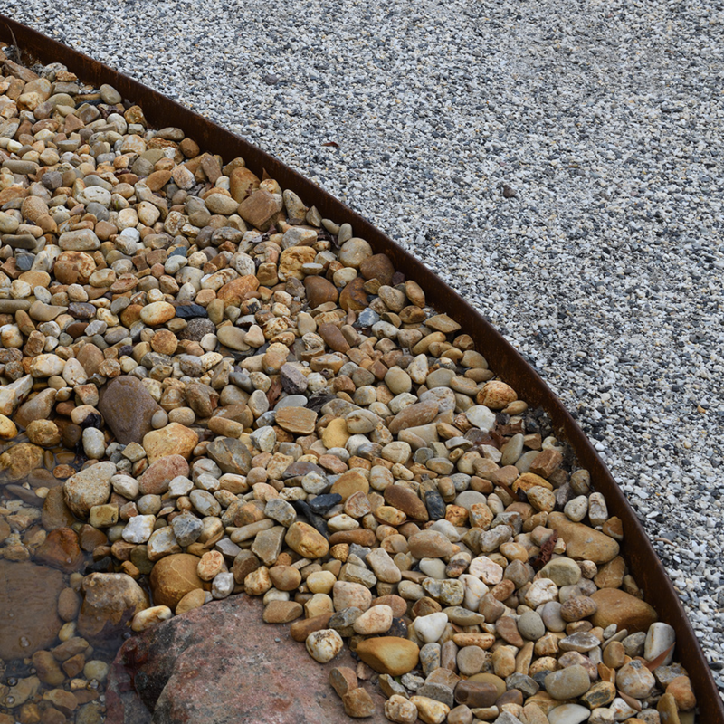 100mm Redcor Steel Garden Edging 