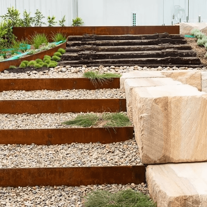 230mm Redcor Steel Garden Edging 230mm Redcor Steel Garden Edging