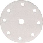 150mm 120# White R/Sand Disc 8 Hole 10pk