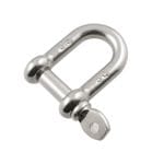 D Shackle 4mm S/S