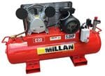 McMillan C22 Skid Air Compressor 240V Techtop 5HP V-Twin 115lt tank