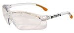 KANSAS Safety Glasses with Anti-Fog - Clear / Smoke Lens