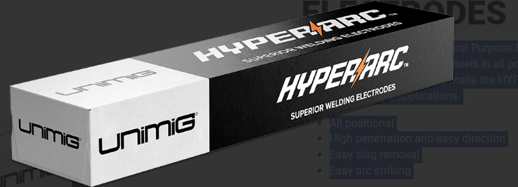 UniMig Hyperarc General Purpose 6013 Electrodes