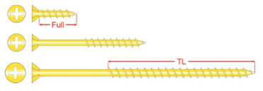 Chipboard Screw - SDS CSK SEH 8g - 18 x 20mm