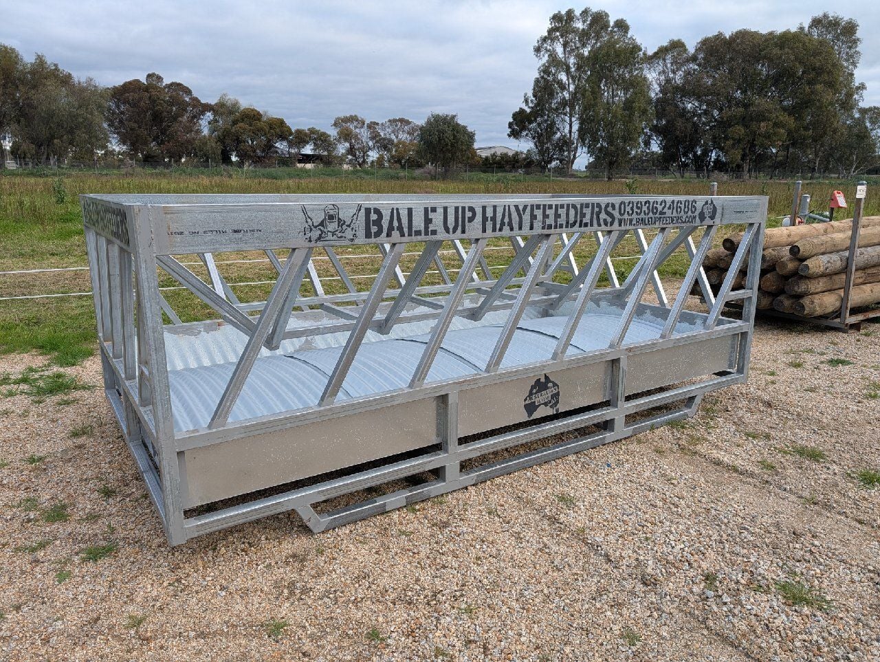 Bale Up Calf Hay Feeder