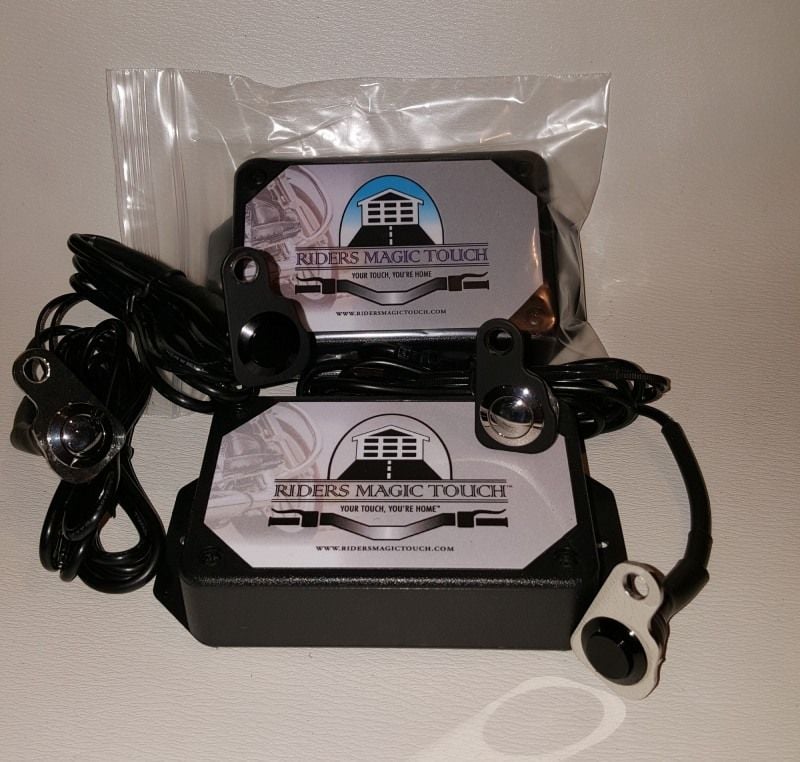 Garage door opener for motorcycles Garage door opener for motorcycles