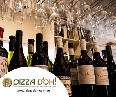 Pizza D'oh! Drinks Menu Pizza D'oh! Drinks Menu