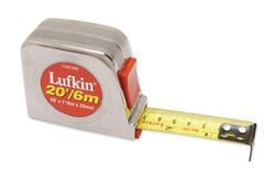 Lufkin 20'x1" Chrome Case Power Return Tape