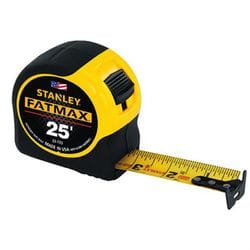 STANLEY FAT MAX 1-1/4" X 25' TAPE MEASURE