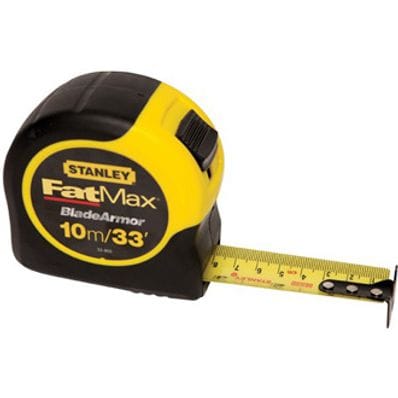 STANLEY FAT MAX 1-1/4" X 33'/10M TAPE MEASURE