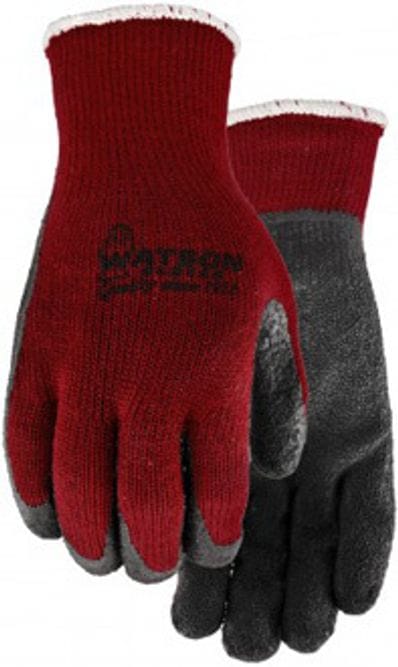 Watson 320I Grey Rubber Palm Lined Gloves L (Red Hots)