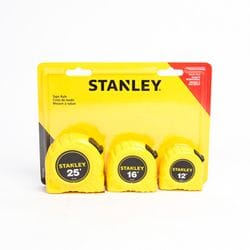 Stanley 25',16',12' 3pk Powerlock Tape Measure