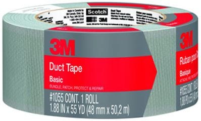SILVER DUCT TAPE 2" X 180' ROLL