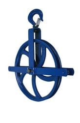 12" Pulley With Safety Grab Hook 1000 Lb Cap.