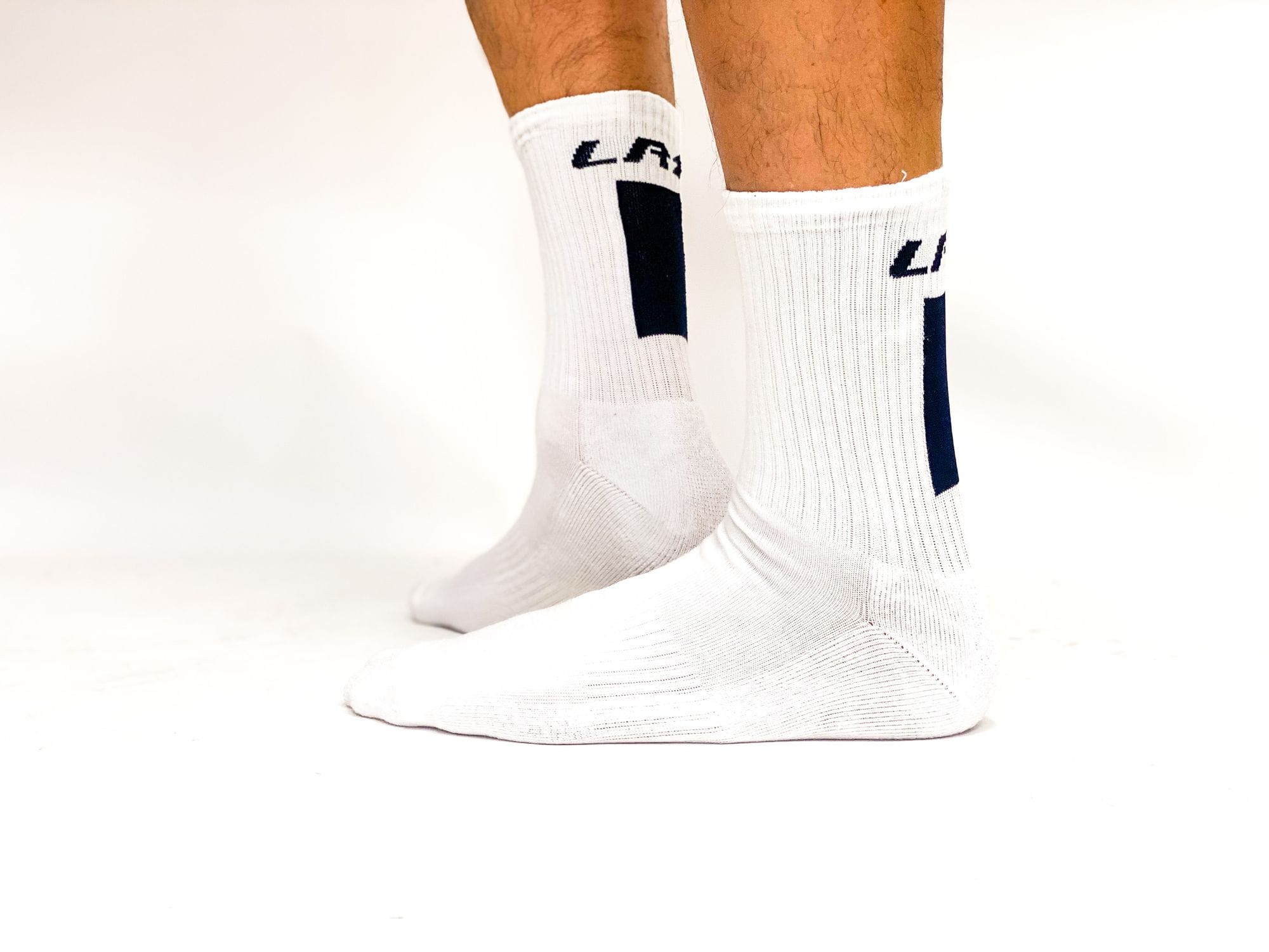 LRF Calf Sock Vertical Print (white)