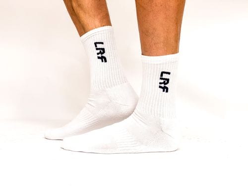 LRF Calf Length Sport Sock White